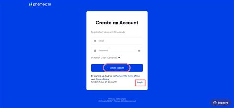 Register on Phemex .